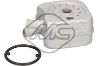 Metalcaucho 05380 - Radiador de aceite, aceite motor