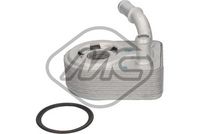 Metalcaucho 39048 - Radiador de aceite, aceite motor