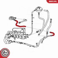 ESEN SKV 24SKV363 - Tubería de radiador