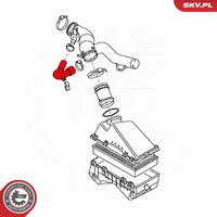 ESEN SKV 24SKV428 - Tubo flexible, ventilación del cárter