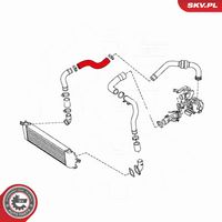 ESEN SKV 24SKV932 - Tubo flexible de aire de sobrealimentación