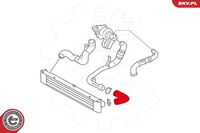 ESEN SKV 43SKV066 - Tubo flexible de aire de sobrealimentación