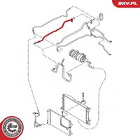 ESEN SKV 43SKV500 - Tubería de alta presión, aire acondicionado