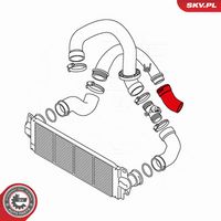 ESEN SKV 43SKV108 - Tubo flexible de aire de sobrealimentación