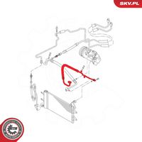ESEN SKV 54SKV705 - Tubería de baja/alta presión, aire acondicionado