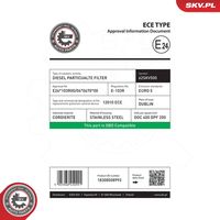 ESEN SKV 62SKV500 - Filtro hollín/partículas, sistema escape