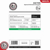 ESEN SKV 62SKV505 - Filtro hollín/partículas, sistema escape