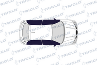 TRICLO 124778 - Manecilla de puerta, equipamiento habitáculo