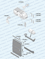 TRICLO 131892 - Guía rodillo, puerta corrediza