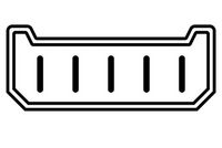 TRICLO 135081 - Cerradura de puerta