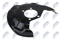 NTY HTONS010 - Chapa protectora contra salpicaduras, disco de freno