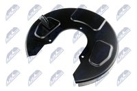 NTY HTOVW038 - Chapa protectora contra salpicaduras, disco de freno