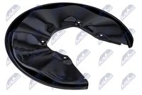 NTY HTOAU015 - Chapa protectora contra salpicaduras, disco de freno