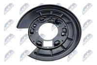 NTY HTO-LR-000 - Chapa protectora contra salpicaduras, disco de freno