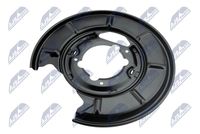 NTY HTO-ME-031 - Chapa protectora contra salpicaduras, disco de freno