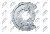 NTY HTOTY000 - Chapa protectora contra salpicaduras, disco de freno