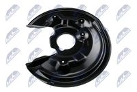 NTY HTO-VW-019 - Chapa protectora contra salpicaduras, disco de freno