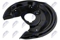 NTY HTO-VW-067 - Chapa protectora contra salpicaduras, disco de freno