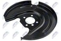 NTY HTO-VW-082 - Chapa protectora contra salpicaduras, disco de freno