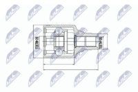 NTY NPWFR002 - Juego de articulación, árbol de transmisión
