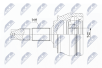NTY NPZFT001 - Juego de articulación, árbol de transmisión