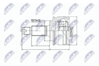 NTY NPZSU029 - Juego de articulación, árbol de transmisión