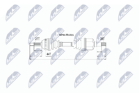 NTY NPWFR011 - Árbol de transmisión