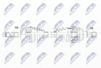 NTY NPWPL053 - Árbol de transmisión