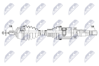 NTY NPWVV163 - Árbol de transmisión