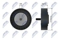 NTY RNKBM026 - Rodillo guía/desviación, correa trapecial