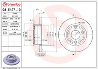 BREMBO 08.5497.10 - Disco de freno