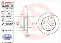 BREMBO 08.5803.21 - Disco de freno