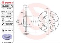BREMBO 08508675 - Disco de freno - XTRA LINE - Max