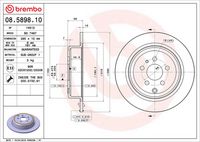 BREMBO 08589810 - Disco de freno - PRIME LINE