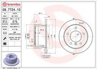 BREMBO 08.7724.10 - Disco de freno