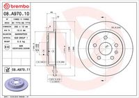 BREMBO 08.A970.11 - Disco de freno