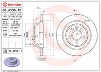 BREMBO 08.A536.10 - Disco de freno