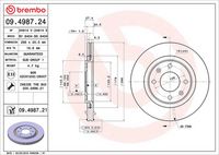 BREMBO 09.4987.21 - Disco de freno