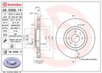 BREMBO 09.5058.14 - Disco de freno