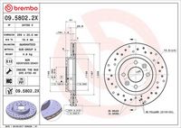BREMBO 09.5802.2X - Disco de freno