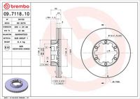 BREMBO 09.7118.10 - Disco de freno