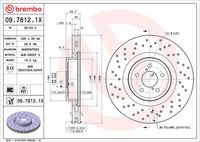 BREMBO 09.7812.1X - Disco de freno