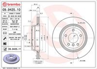 BREMBO 09.9425.10 - Disco de freno