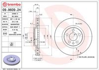 BREMBO 09.9609.24 - Disco de freno