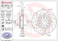 BREMBO 09.9772.1X - Disco de freno