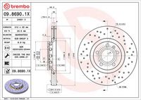 BREMBO 09.8690.1X - Disco de freno