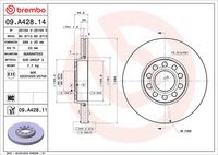 BREMBO 09.A428.14 - Disco de freno