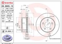 BREMBO 09.9905.10 - Disco de freno