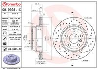 BREMBO 09.9925.1X - Disco de freno