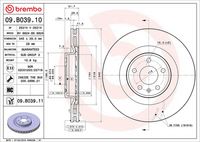 BREMBO 09.B039.11 - Disco de freno